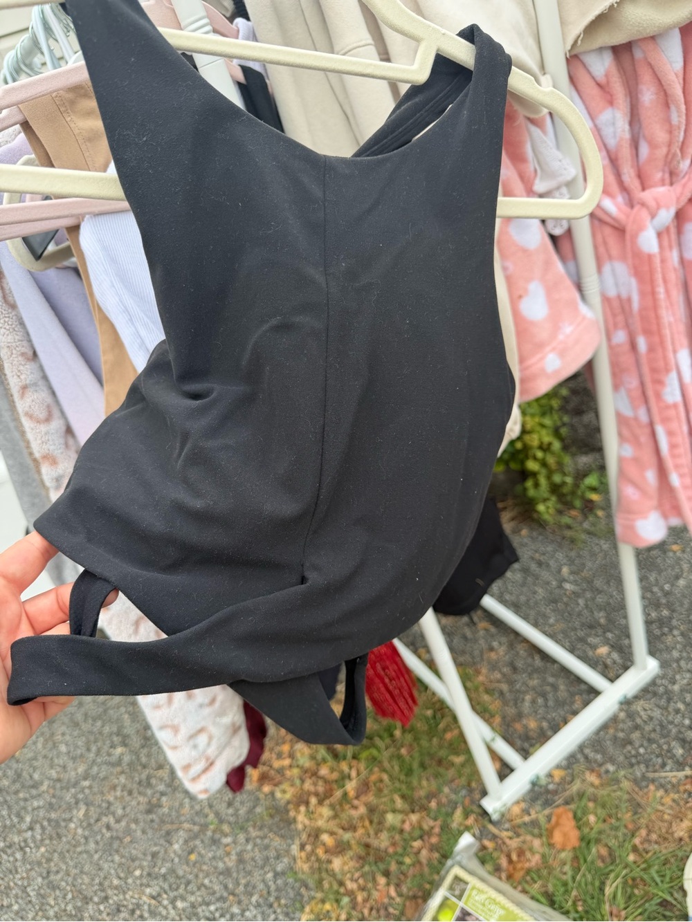 Women’s Black Athleta Racerback Gym Top